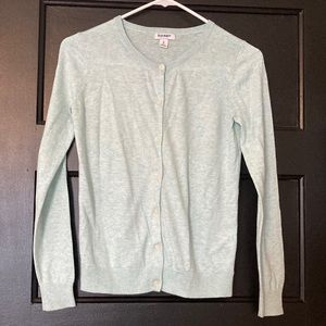 Old Navy Heathered Blue Cardigan